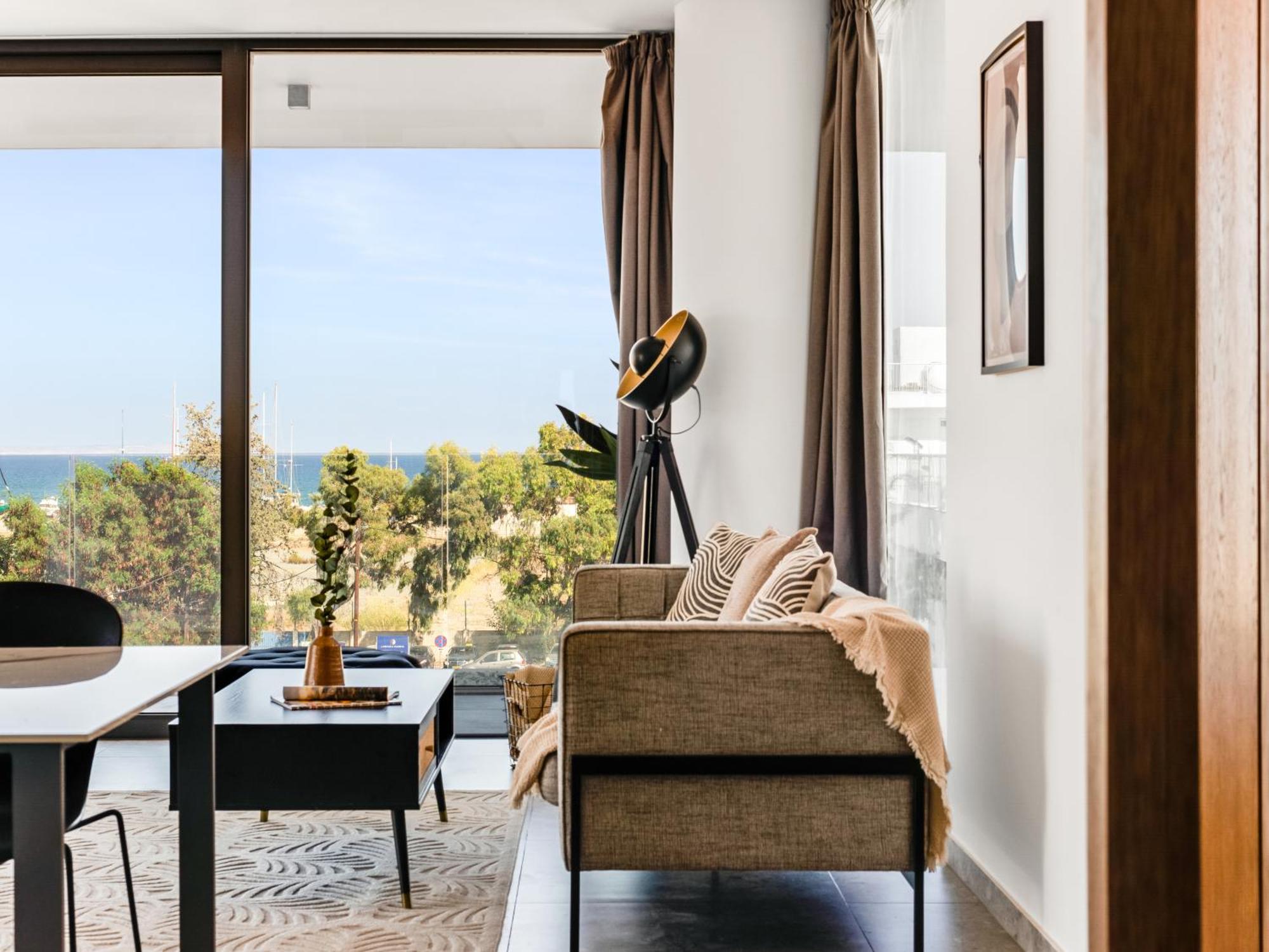 Sanders Gaia - Bright Two-Bedroom Apartment With Sea View Larnaca Ngoại thất bức ảnh